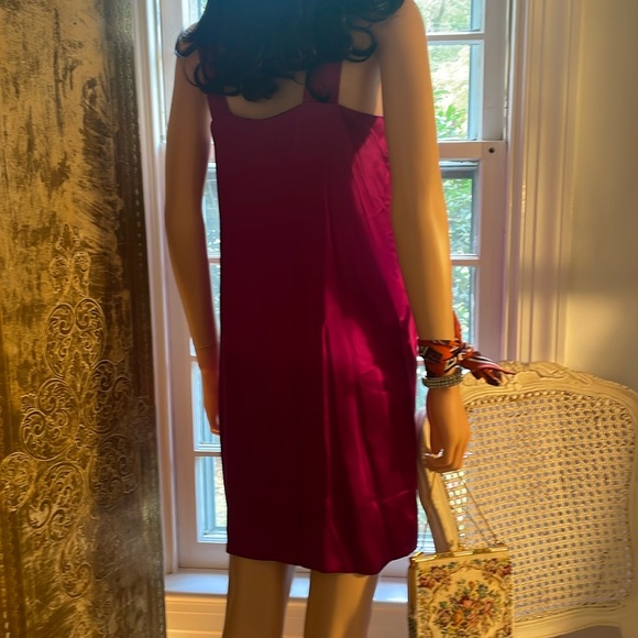 100% silk “Banana Republic “ vintage dress in SIZE M. - Picture 10 of 16